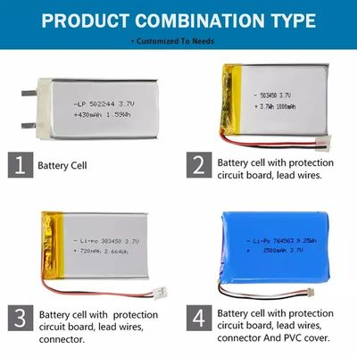 Kortsluitingsbescherming Li Polymer Power Bank 1000mAh