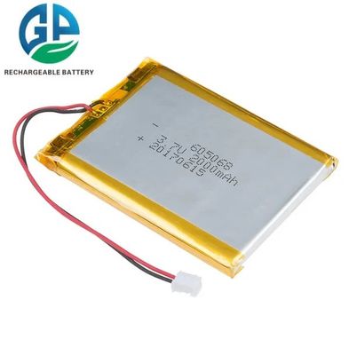 KC UL goedgekeurde li-polymer batterij 3,7 v 2000mah 605068 leeuw polymer batterijpakket