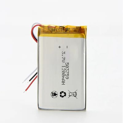 503759 3.7v 1200mah Lithium Polymer Battery Pack Hoge capaciteit