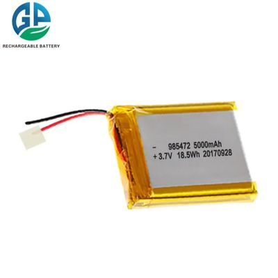 3.7v Li-polymerbatterij 985472 5000mAh 3.7V 18.5WH Oplaadbare Lions-polymerbatterij