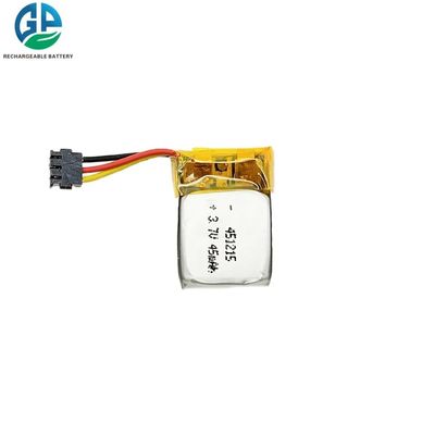 Oplaadbare lithium-ionbatterijpakket 3.7v 45mah 451215 Lithium-polymerbatterij met PCM