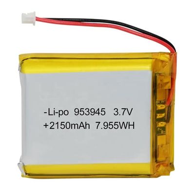 3.7V 2150mAh Li-polymeerbatterij 953945 Oplaadbare Lithium-polymeer Lipo-batterij voor Laptops