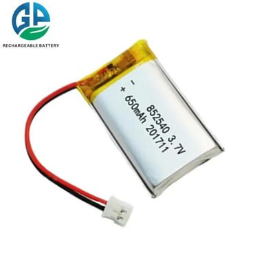 3.7v 650mah Lithium Polymer Battery Ds 852540
