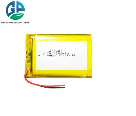 Oplaadbare 1200mAh 3.7V Lipo-batterij KC IEC62133 Goedgekeurd voor schoonheidsapparaten