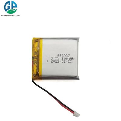 653237 3,7v 800mah oplaadbare Li-polymerbatterij Rohs