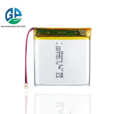 KC CB IEC62133 goedgekeurd 554040 3,7 V 1000mah accu Instrument oplaadbare accu
