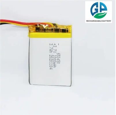 KC Goedgekeurd IEC62133 653450 3.7V 1000mAh Lithium Ion Li Polymer Battery Pack 500 keer Cyclus Leven