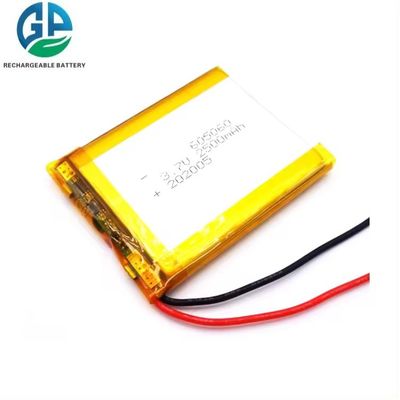 KC Oplaadbare 3.7V 2500mAh Lithium Polymer Battery Lipo Battery Pack 605060 IEC62133 Goedgekeurd