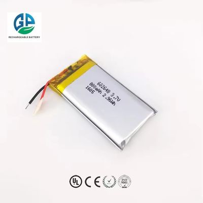 KC goedgekeurd 3.7V Li Poly oplaadbare batterij 602648 800mah Lipo batterij
