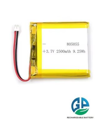 KC IEC62133 Goedgekeurde 3.7V 2500mAh Lithium Polymere Batterij Lipo Oplaadbare Batterij Pack