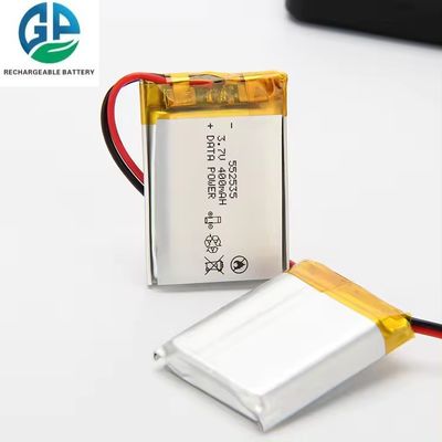 552535 3.7V 400mAh KC CB IEC62133 Goedgekeurde Lithium Polymer Battery Pack Oplaadbare Lithiumbatterij