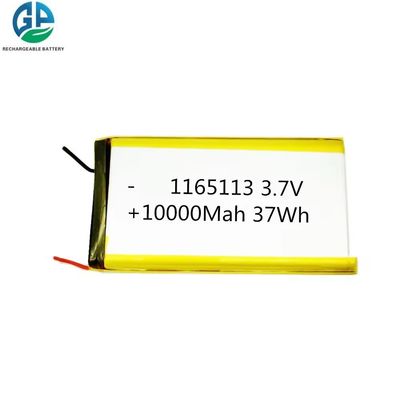 Oplaadbare 3.7V 10000mAh Li Polymeer Batterij Lipo Batterij voor Powerbank