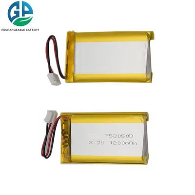 Gpe 753050 3.7v 1200mah oplaadbare lithium-polymerbatterij KC goedgekeurd