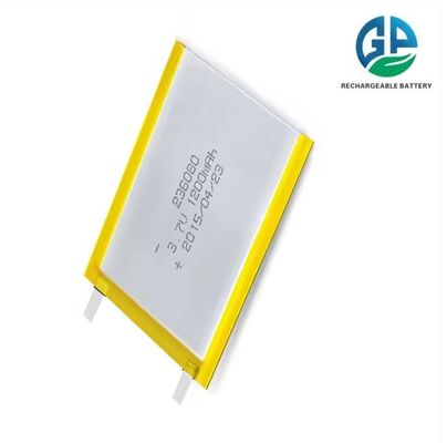 Gpe oplaadbare batterij Lipo batterij Polymer batterij Oplaadbare 1200mah 3.7v 236080 Met PCB en connector