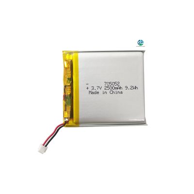 KC Oplaadbare 3.7v Lithium Polymer Battery 705052 2500mAh 9.25Wh Oplaadbare Lithium Polymer Battery