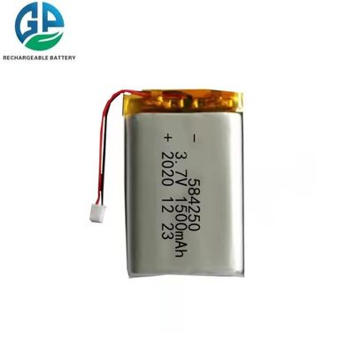 3.7V 1500mAh Lithium-Polymeer Batterijpakket met 500 keer Laadcycli Hoge Ontlaadsnelheid Lipo Batterij