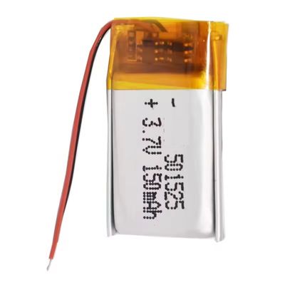 Hoge ontladingssnelheid Batterij 30C KC Goedgekeurde herlaadbare lithium-polymerbatterij 3.7V 150mAh 501525 LiPo-batterijen