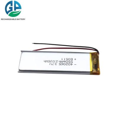 High Discharge Rate Battery 550mAh 3.7V 30C Max60C KC 402065 550mah 3.7v Lithium Polymer Battery voor elektronisch apparaat