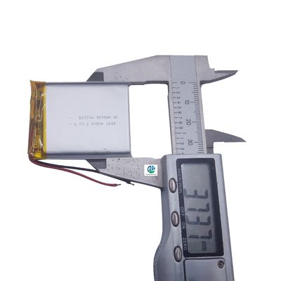 Hoge capaciteit 950mAh 3.7V Lithium Polymer Battery Pack met 500 keer de levensduur van de cyclus voor schoonheidsapparaten