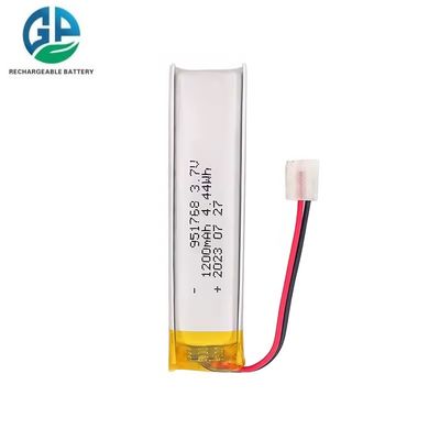 KC Goedgekeurd 1200mAh 3.7v Lipo-batterij Oplaadbare 3.7v 1200mah 951768 Lithium Polymer Battery