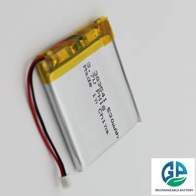 530mAh 3.7V Lithium-polymeer batterijpack met 500 keer cycli oplaadbare LiPo-batterij