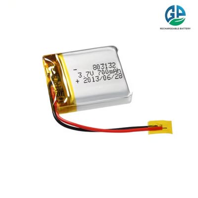 Hoge ontladingssnelheid Batterij Volle capaciteit KC 3.7v 700mah Oplaadbare Li-Ion-batterij 803132 Lithiumbatterij