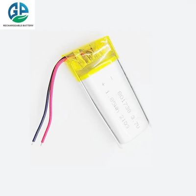 KC CB IEC62133 goedgekeurd Oplaadbaar 801738 3.7V 500mAh 1.85Wh klein polymeer