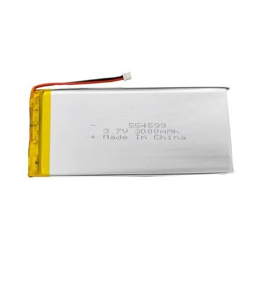 Hoogontladende lithium-polymerbatterij 3.7v 554499 3000mah Vlak oplaadbare Lipo-batterij