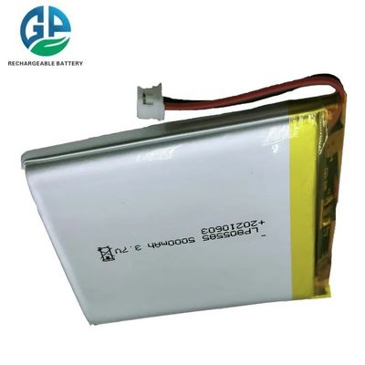 Hoge capaciteit 5000mAh 3.7V lithium-polymeer batterij met 500 cycli levensduur voor digitale producten