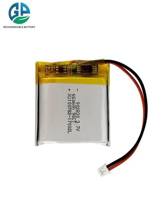 KC IEC62133 Goedkeuring van hoge capaciteit 3.7V 650mAh Lithium Ion Polymer Battery 902830 voor radiocontrole speelgoed