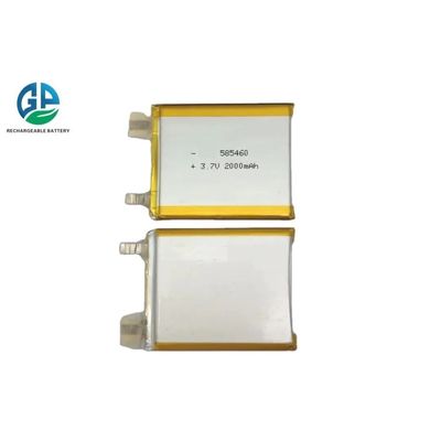 3.7V 2000mAh Lithium Polymer Battery met 500 keer Cycle Life Oplaadbare Lipo Battery