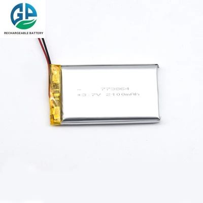 Li-polymerbatterijen Lipo-cel 2100mAh Li-ion-polymer oplaadbaar voor mobiele apparaten