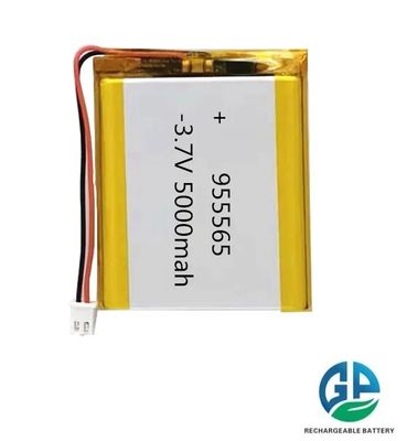 Hoge capaciteit Hoge cyclustijd Lipo-batterij Oplaadbare batterijen 955565 3.7v 5000mah lithium-polymerbatterij