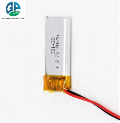 Voor Smart Watch Batterij 3.7V 70mah 301430 Polymer oplaadbare batterij Litouwse batterij High discharge rate batterij