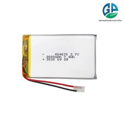 Hoge ontladingssnelheid Batterij 30C Max60C Oplaadbare 604070 2000mAh 3.7V Li-polymerbatterij Voor bestelmachine