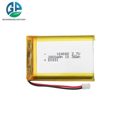 104060 2800mAh 3.7V oplaadbare batterij voor gehoorapparaten Lithium-polymerbatterijen 3.7v Lipo-batterijen FCC CB CE KC