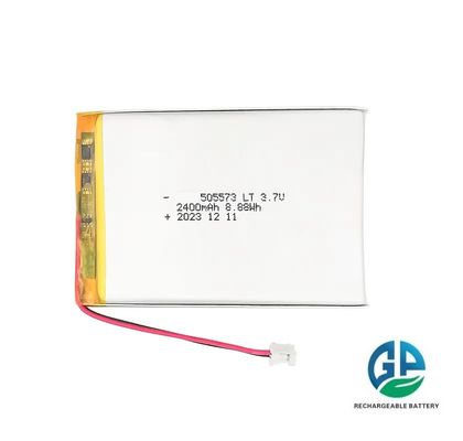 Lithiumpolymerbatterijpakket 8.8wh 3.7V 2400mAh 505573 Lage temperatuur voor digitale apparaten