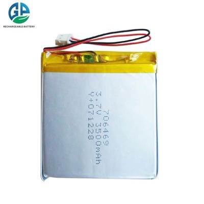 Hoge Ontlaadsnelheid 706469 3500mAh Lithium Polymeer Batterij Oplaadbare Lipo Batterij Pack