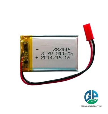 3.7v 500mah lithium polymeer lipo batterij 383046 Li polymeer KC oplaadbare Lipo batterij
