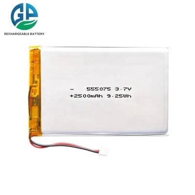 Hoogcapaciteits Li-ion-polymerbatterij 2500mAh 555075 3.7v 2500mah story machine lithiumbatterij