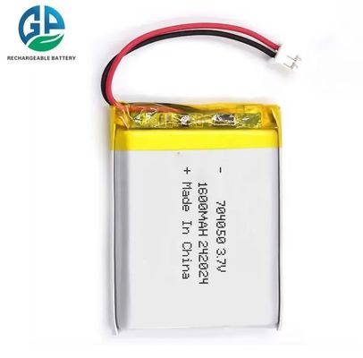 Hoge ontladingssnelheid 704050 3.7V 1600mAh Lithium Polymer Battery Pack Lipo Battery voor digitale producten