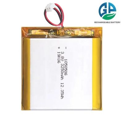 Hoge capaciteit 3.8V 3250mAh Hoge kwaliteit 3.8V Hoge spanning oplaadbare Li-ion batterij 105050 3250mAh