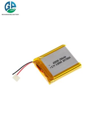 3.7V 230mAh UL1642 IEC62133 Oplaadbare Lithium Polymere Batterij LiPo Batterij