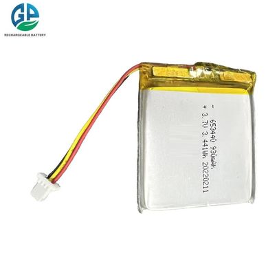Hoge ontladingssnelheid Batterij 653440 3.7V 930Mah Lithium Ion oplaadbare batterij Lipo Lithium Polymer Battery Pack RoHS