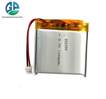 Hoge capaciteit oplaadbare KC Li-ion 852550 3.7V 1000mAh 3.7Wh 20C Li-polymer batterij