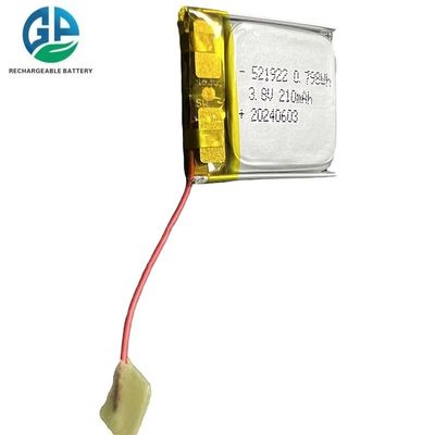 Li Polymer KC Oplaadbare Lipo Batterij 3.8v 210mAh 521922 Batterij Oplaadbare Lipo Batterij Pouch Cell Echte capaciteit Voor Bluetooth