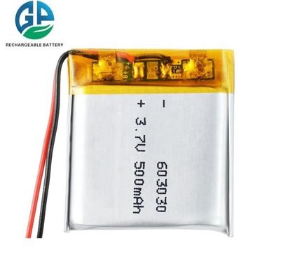 KC IEC62133 Goedgekeurde 3,7V 550mAh Lithium-Ion Polymer Battery Oplaadbare Lipo Battery Pack