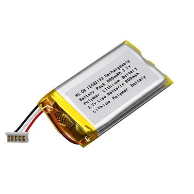 KC IEC62133 Goedgekeurde 3,7V 900mAh oplaadbare batterij Lithium Polymer Lipo-batterij