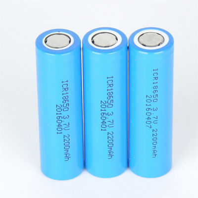 Li Ion Rechargeable 18650 Lithiumbatterij 3,7 V 2200mah IEC62133
