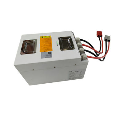 Navulbare van de het Fosfaatbatterij van het Lithiumijzer AGV 24V 60AH met leiden